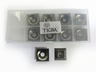 TIGRA Hartmetall Wendemesser 10er Pack. für FLEX, MASC, GEKA Rinnenträgereinlassfräsen