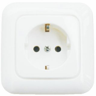 KLEIN-SI KEUJ/14 Steckdose komplett reinweiß
