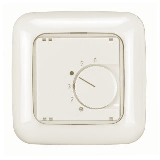 Thermostat Unterputz kompl. mit Si Rahmen alpinweiß